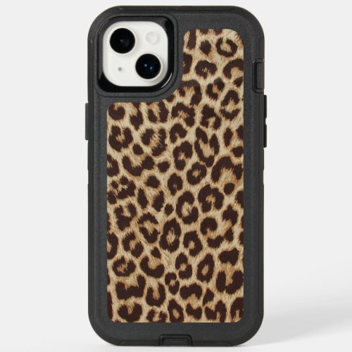 Leopard Print OtterBox Apple iPhone 14 Plus Case