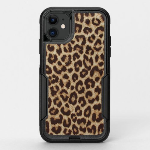 Leopard Print OtterBox Commuter iPhone 11 Case