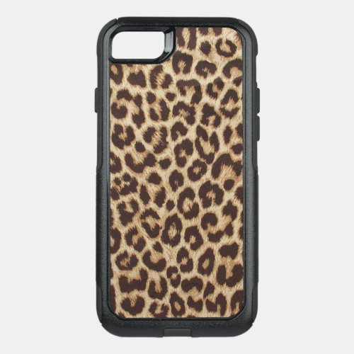 Leopard Print OtterBox Commuter iPhone 7 Case