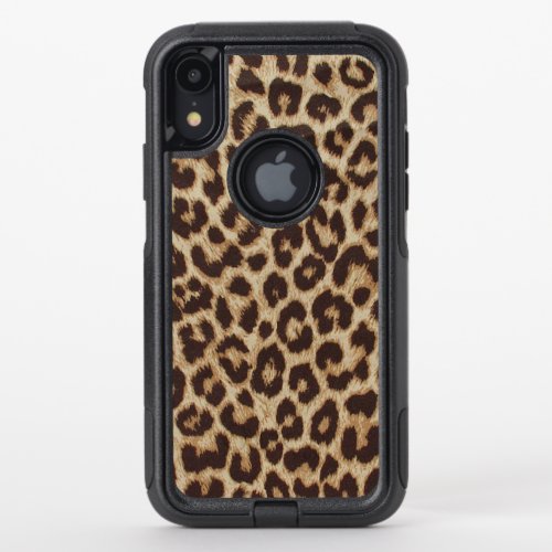 Leopard Print OtterBox Commuter iPhone XR Case