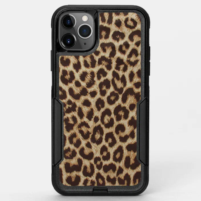 Leopard Print Otterbox Iphone 11 Pro Max Case Custom Gift Zazzle Com