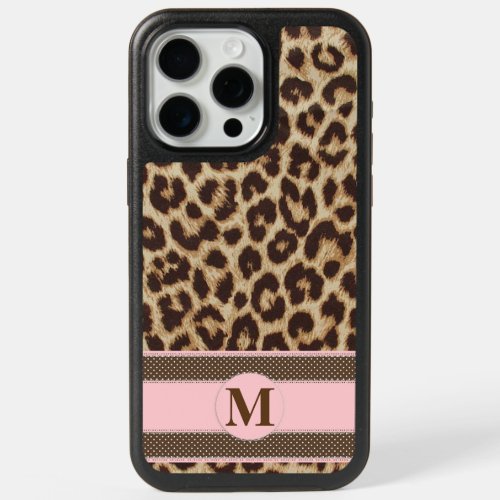 Leopard Print OtterBox iPhone 15 Pro Max Case