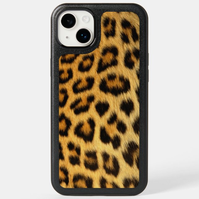 Leopard Print Otterbox iPhone Case (Back)