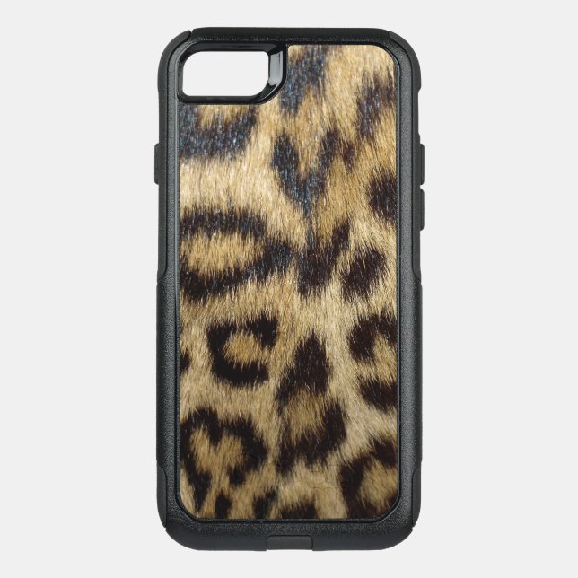 Leopard Print Otterbox iPhone Case (Back)