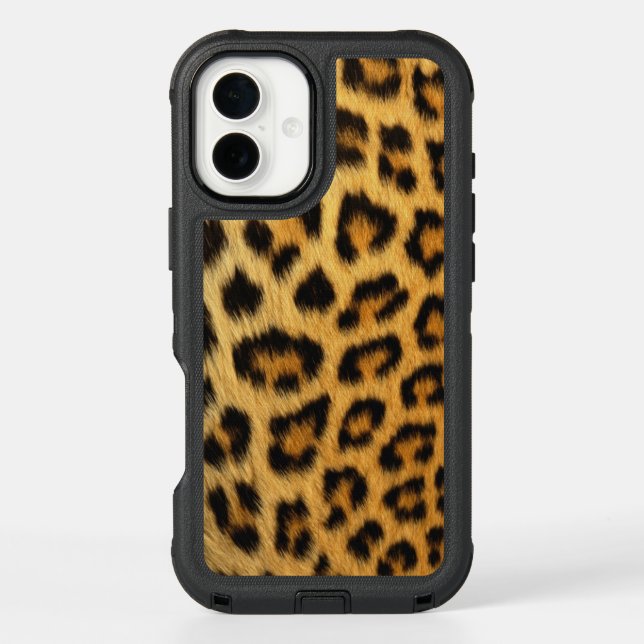 Leopard Print Otterbox iPhone Case (Back)