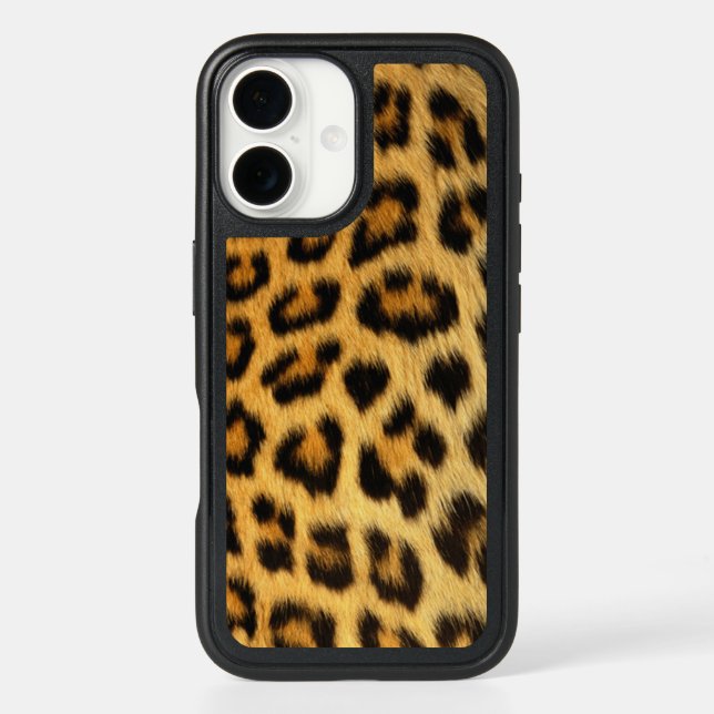 Leopard Print Otterbox iPhone Case (Back)