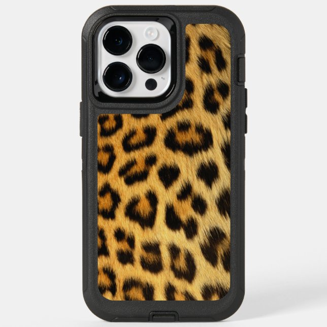 Leopard Print Otterbox iPhone Case (Back)