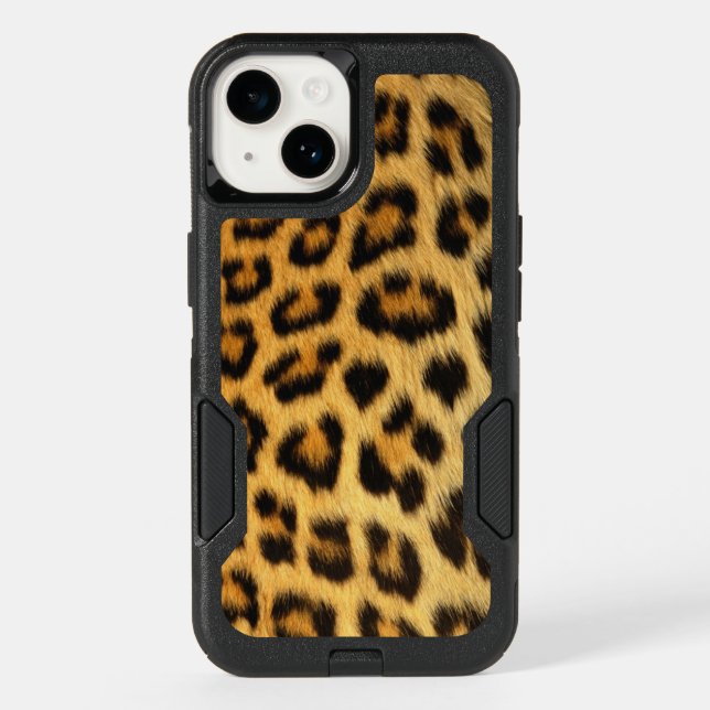 Leopard Print Otterbox iPhone Case (Back)