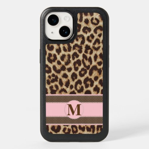 Leopard Print OtterBox Symmetry iPhone 14 Case