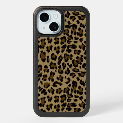 Leopard Print Otterbox Symmetry iPhone 15 Case