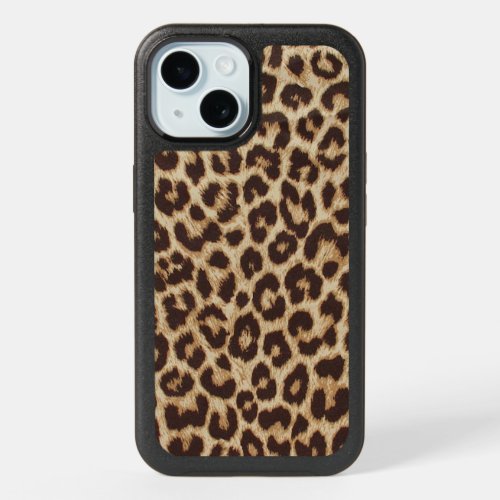 Leopard Print OtterBox Symmetry iPhone 15 Case