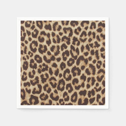 Leopard Print Paper Napkin