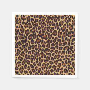 Leopard Print Paper Napkins