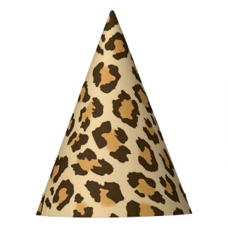 Leopard Print Party Hat