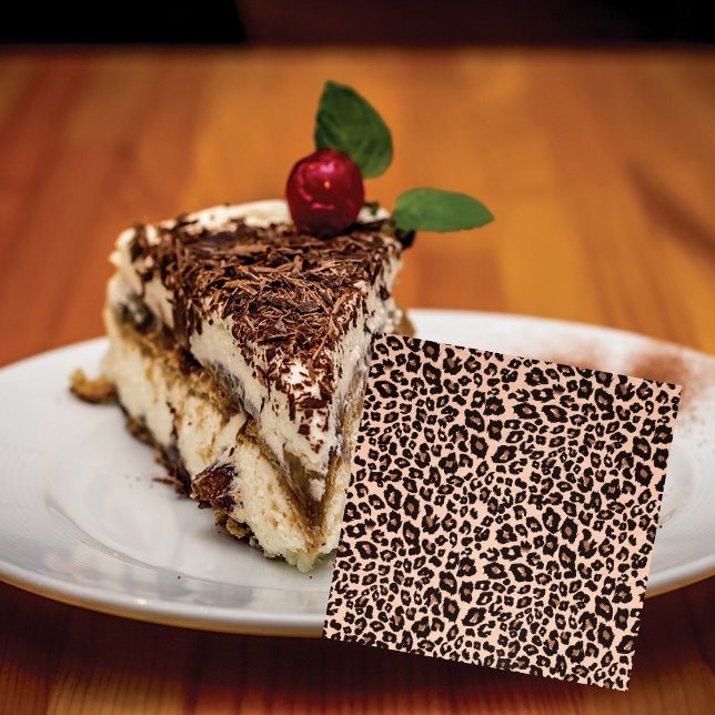 Leopard Print Party Paper Dinner Napkins Tableware (Creator Uploaded)