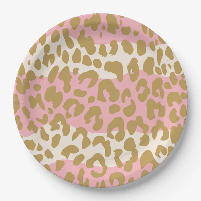 Leopard Print Party Plates Pink Zazzle leopard-print-party-plates-pink-zazzle