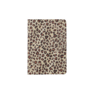 Leopard Print Passport Holder