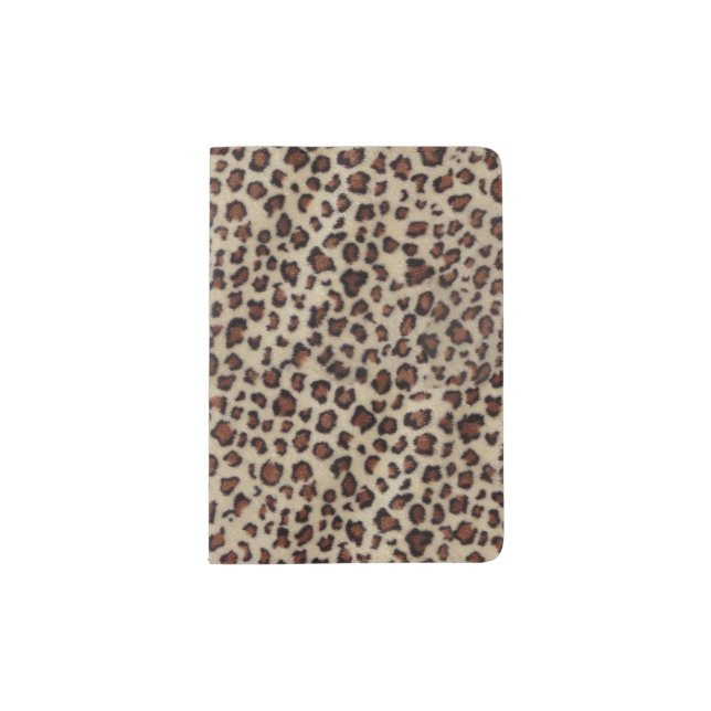 Leopard Print Passport Holder (Front)