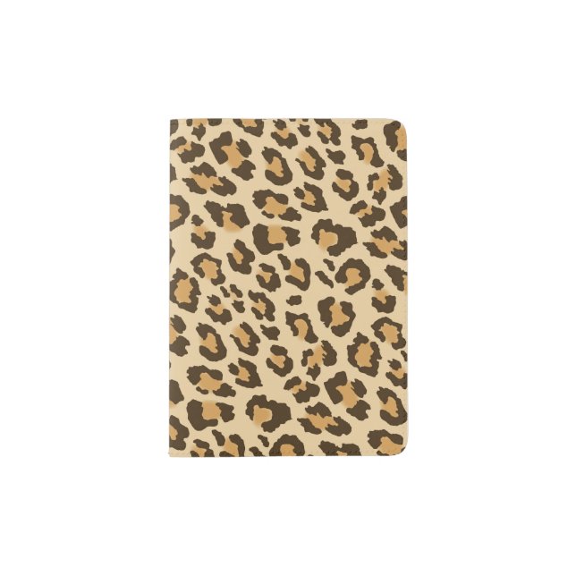 Leopard Print Passport Holder (Front)