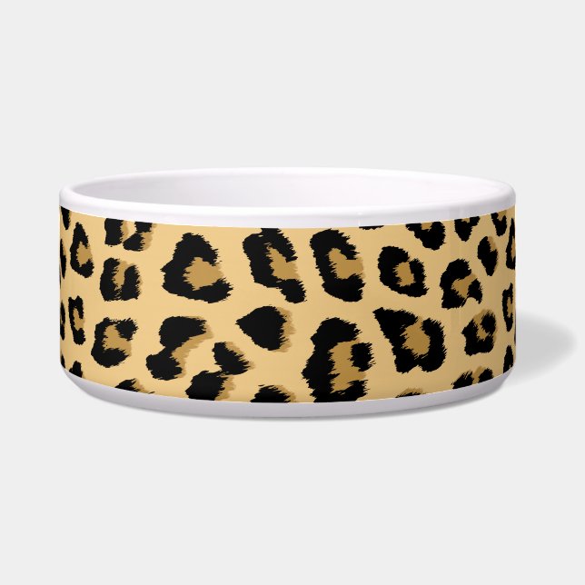 Leopard Print Pattern Bowl (Front)