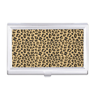 Leopard Print Pattern Business Card Case