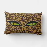 Leopard Print Pattern, Cat&#39;s Eyes Throw Pillow at Zazzle