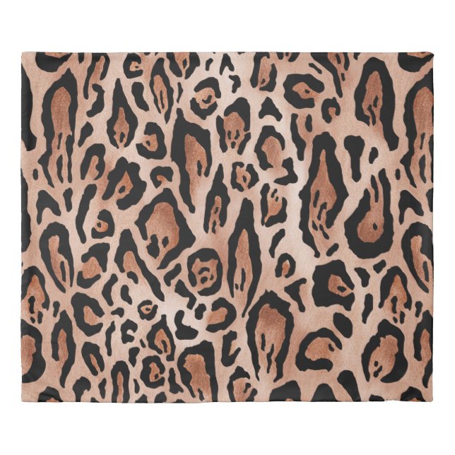 Leopard print pattern duvet cover (Front)