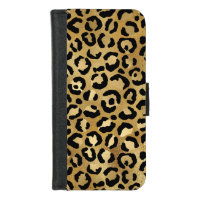 Leopard Print Pattern in Gold and Black