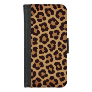 Leopard Print Pattern iPhone 8/7 Wallet Case