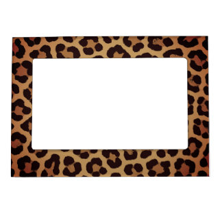 Leopard Print Pattern Magnetic Frame