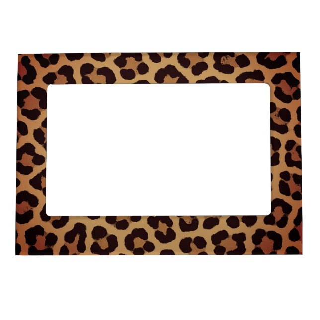 Leopard Print Pattern Magnetic Frame (Front)