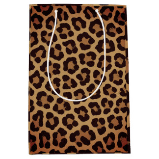 Leopard Print Pattern Medium Gift Bag