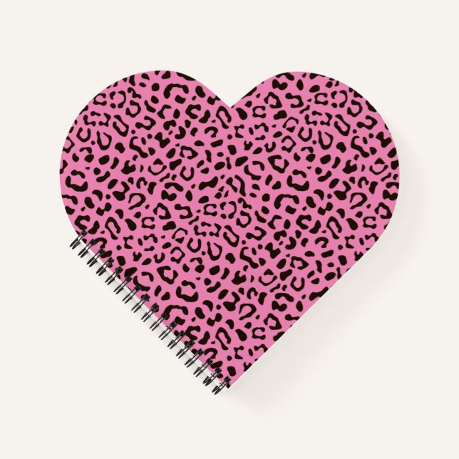 Leopard print pattern notebook (Front)