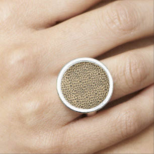 Leopard Print Pattern Ring