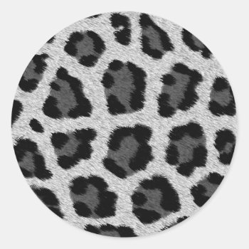 Leopard Print Pattern Sticker by EmptyCanvas at Zazzle