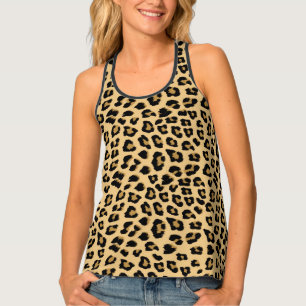 Leopard Print Pattern Tank Top