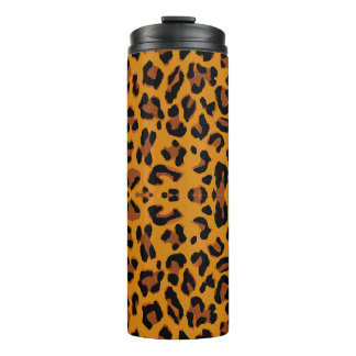 Leopard Print Pattern Thermal Tumbler