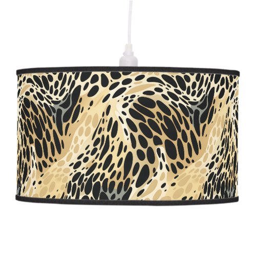 Leopard Print Pendant Lamp 