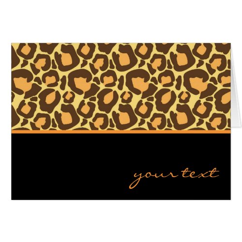 Leopard Print Personalized Thank You