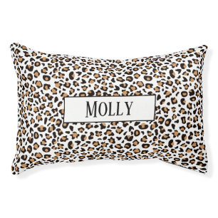 Leopard Print Pet Bed
