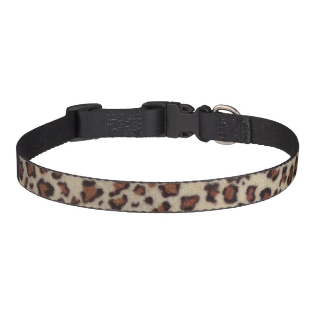 Leopard Print Pet Collar (Front)