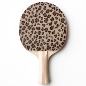 Leopard Print Ping Pong Paddle