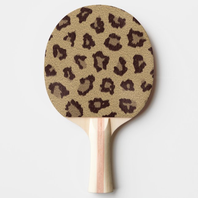 Leopard Print Ping-Pong Paddle (Front)