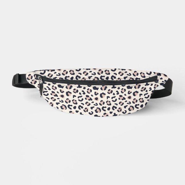 Leopard print pink  fanny pack (Front)