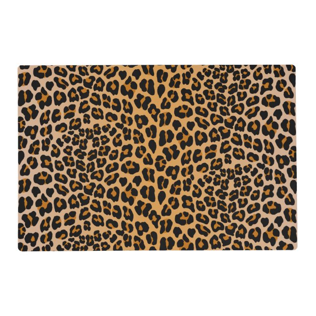 Leopard print placemat (Front)