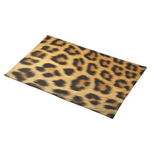 Leopard Print Placemat Zazzle