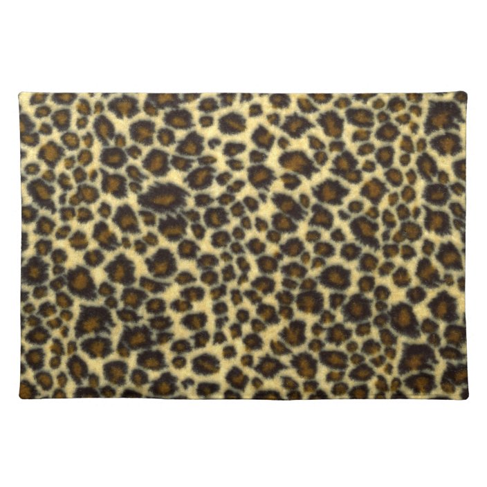 Leopard Print Placemats | Zazzle.com