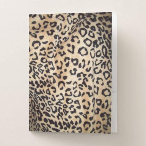 Leopard Print Pocket Folders
