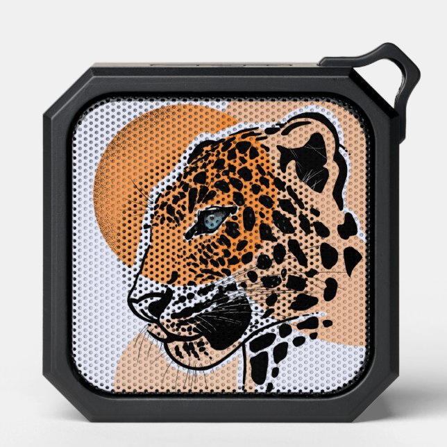 Leopard Print Portable Speaker (Front)