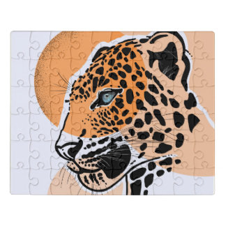 Leopard Print Puzzle – Bold Jungle Animal Jigsaw